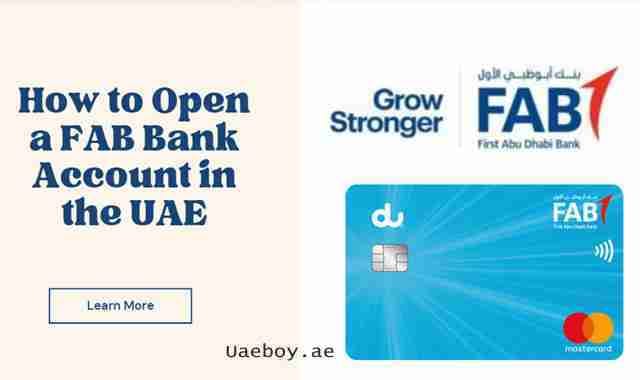 How to Open a FAB Bank Account in the UAE