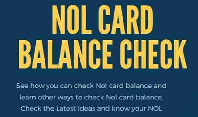 NOL Card Balance Check in 2024 - Easiest Ways