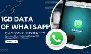 How Long is 1GB of Data Used on WhatsApp?