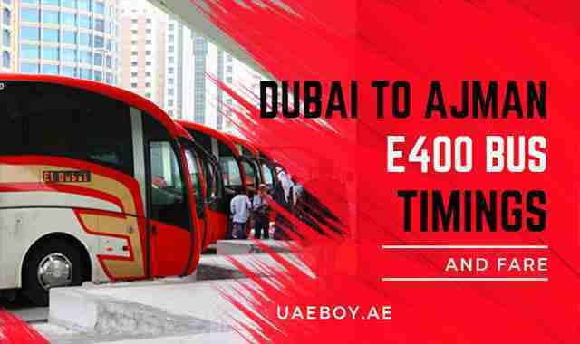 Dubai To Ajman Bus Timings