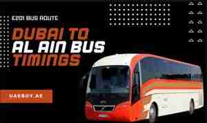 Dubai To Al Ain Bus Timings