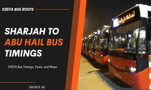 Sharjah to Abu Hail Bus Timings