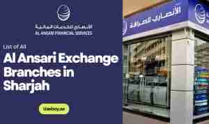 Al Ansari Exchange Branches in Sharjah