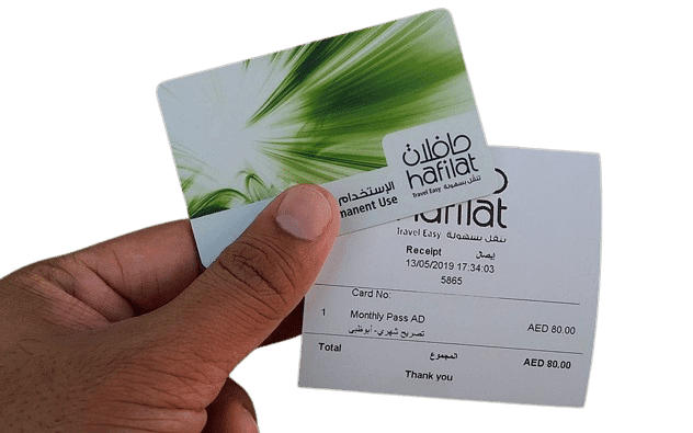 Bus Card Balance Check in Abu Dhabi