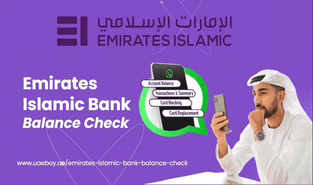 Emirates Islamic Bank Balance Check in UAE