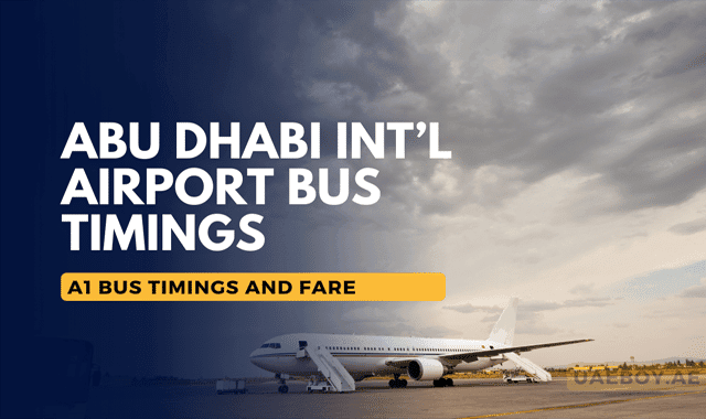 Abu Dhabi Airport A1 Bus Timings