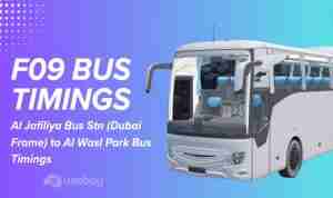 Al Jafiliya Bus Stn (Dubai Frame) to Al Wasl Park Bus Timings