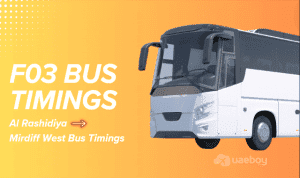 Al Rashidiya to Mirdiff West Bus Timings