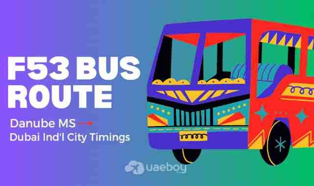 Danube MS to Dubai Ind'l City Bus Timings