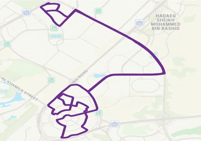 MOE MS to JVC Bus Timings | J01 Bus Route Map